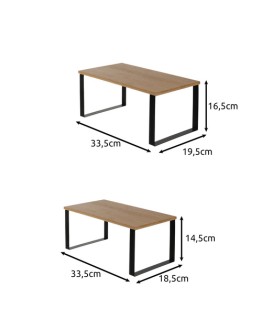 Двоен кухненски рафт бамбуков